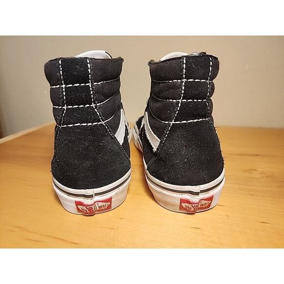 Vans SK8-Hi TC6D Black Suede High Top Lace Up Skateboard Mens Size 6, Womens 7.5 - Picture 6 of 9